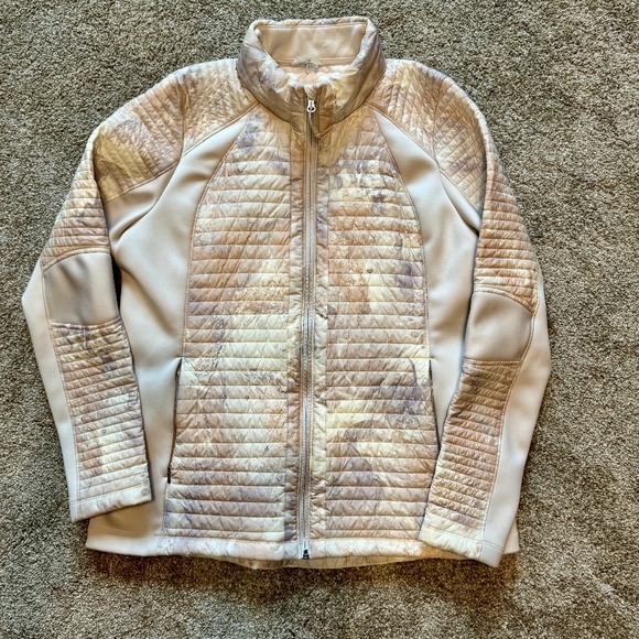 Carrie Underwood Marble XL Full Zip Hybrid Jacket Tan Active Calia Stretch A - Picture 8 of 10